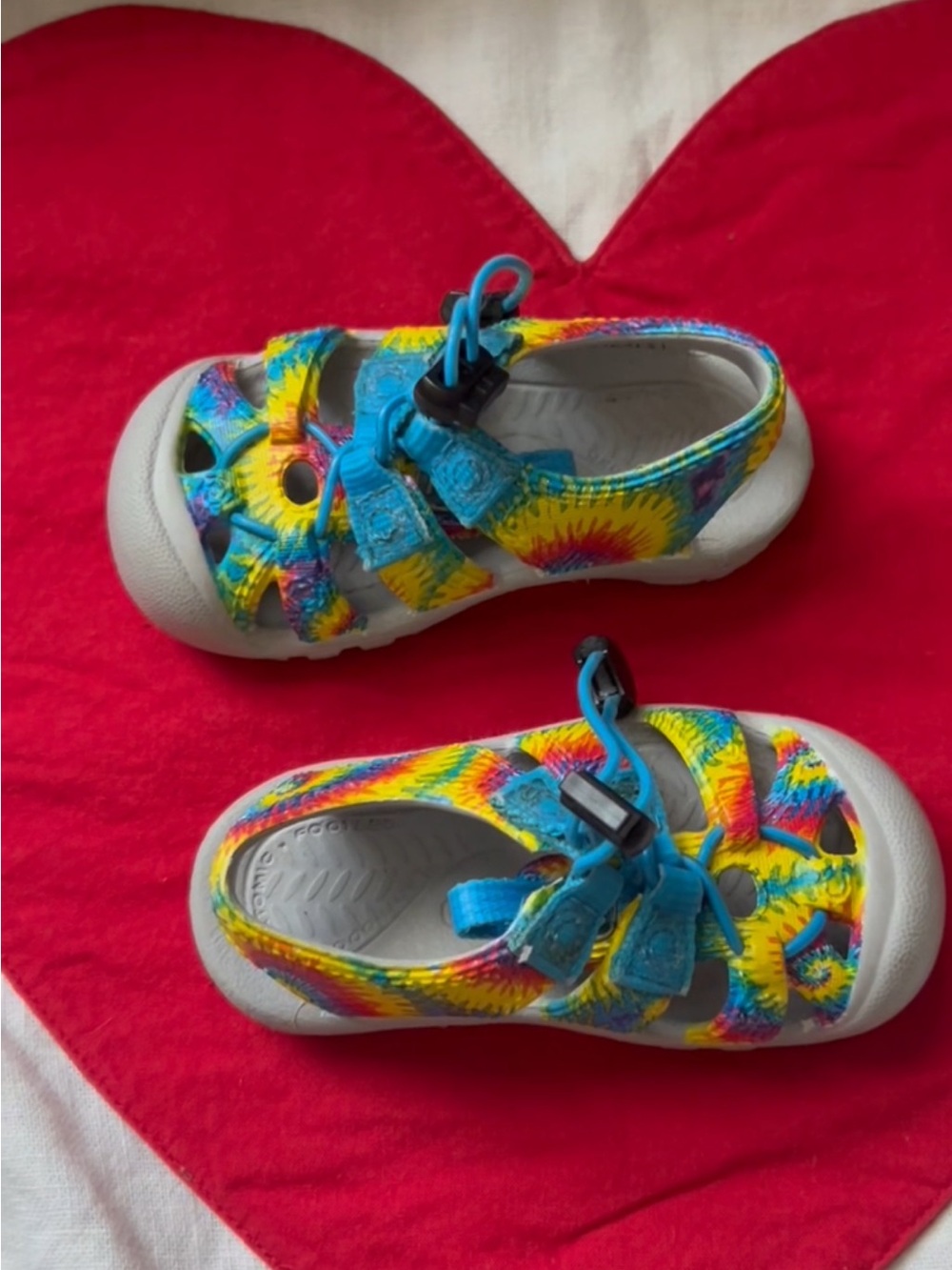 Keen Kids Aqua and White Water Shoes